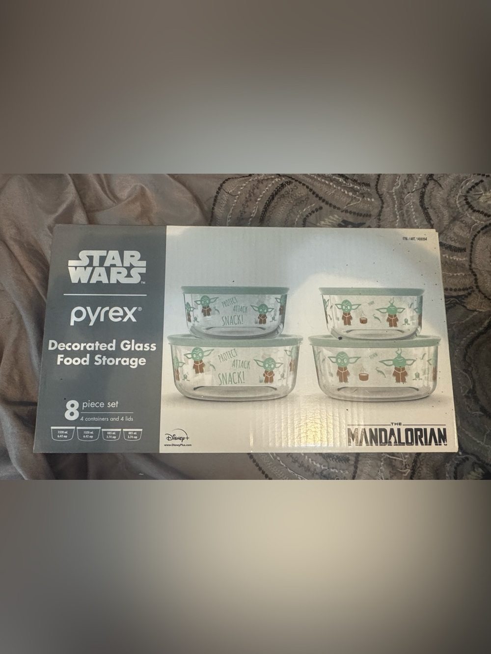 Star Wars Pyrex Clear Glass Storage Bowls